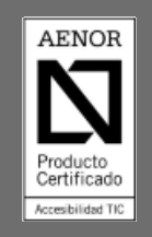 Logotipo de AENOR producto certificado