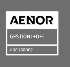 Logotipo de AENOR gestión investigación, desarrollo e innovación